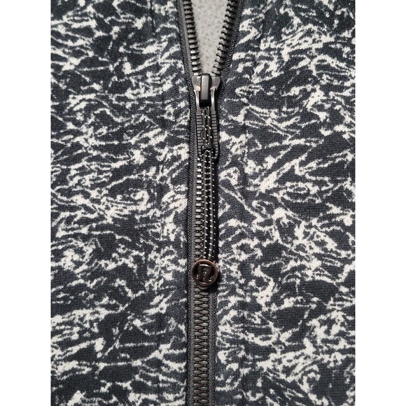 Lululemon Scuba Full Zip Hoodie Iced Wave black white size 4 - Picture 5 of 8